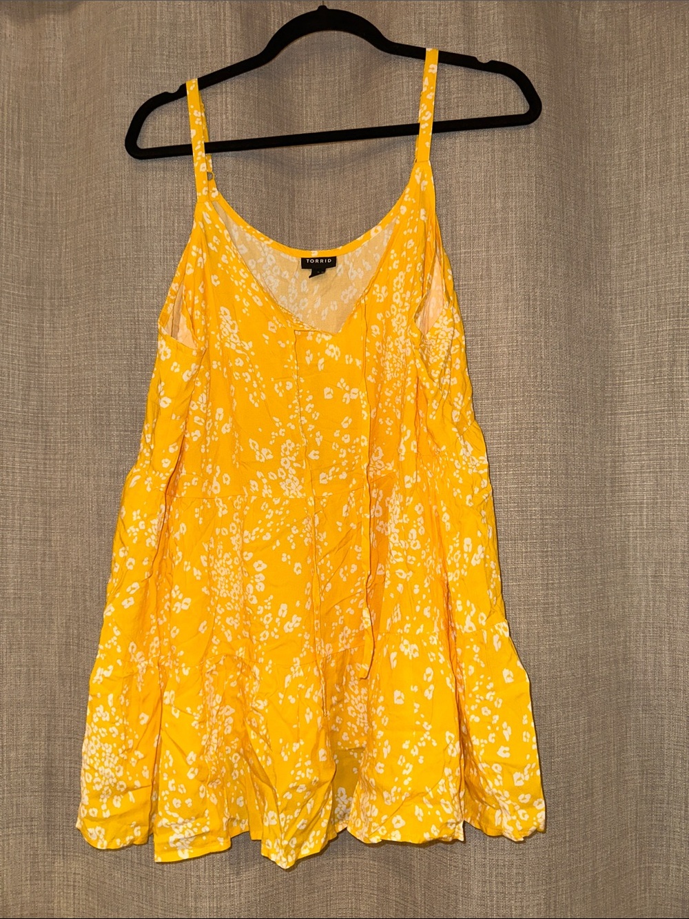 torrid Yellow Floral Swing Cami Tank